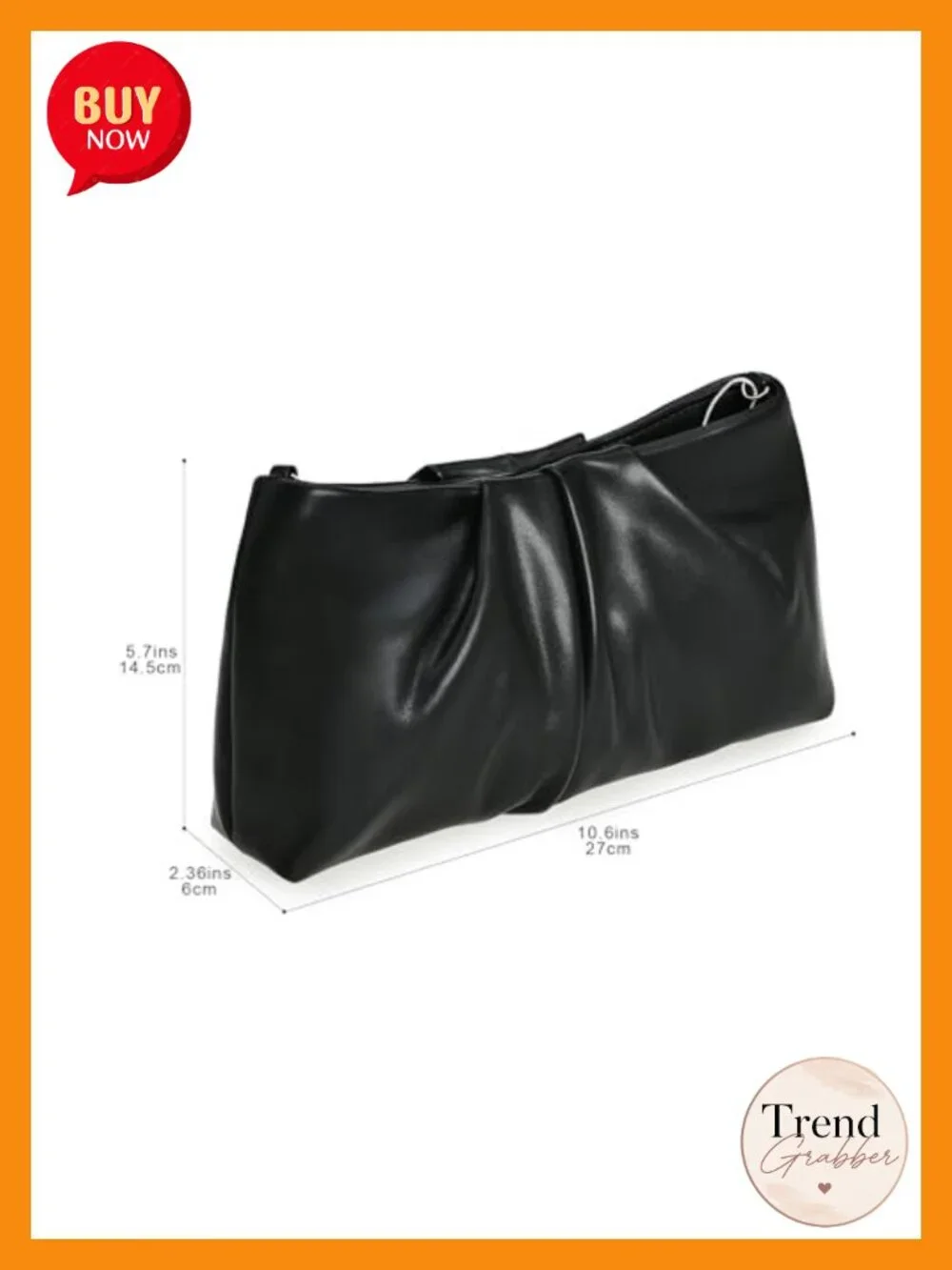 Pleated Clutch Purse for Women Evening Bag Formal Wristlet Faux Leather